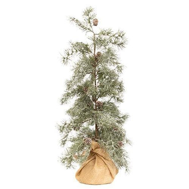 Weeping Pine Tree w/Burlap Base, 30